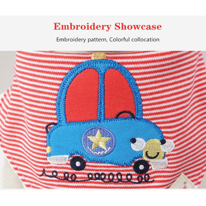 D&S Baby Care Mom's Care 3Pcs/set Baby Bibs Bandana Lot 100% Cotton Infant Saliva Towel