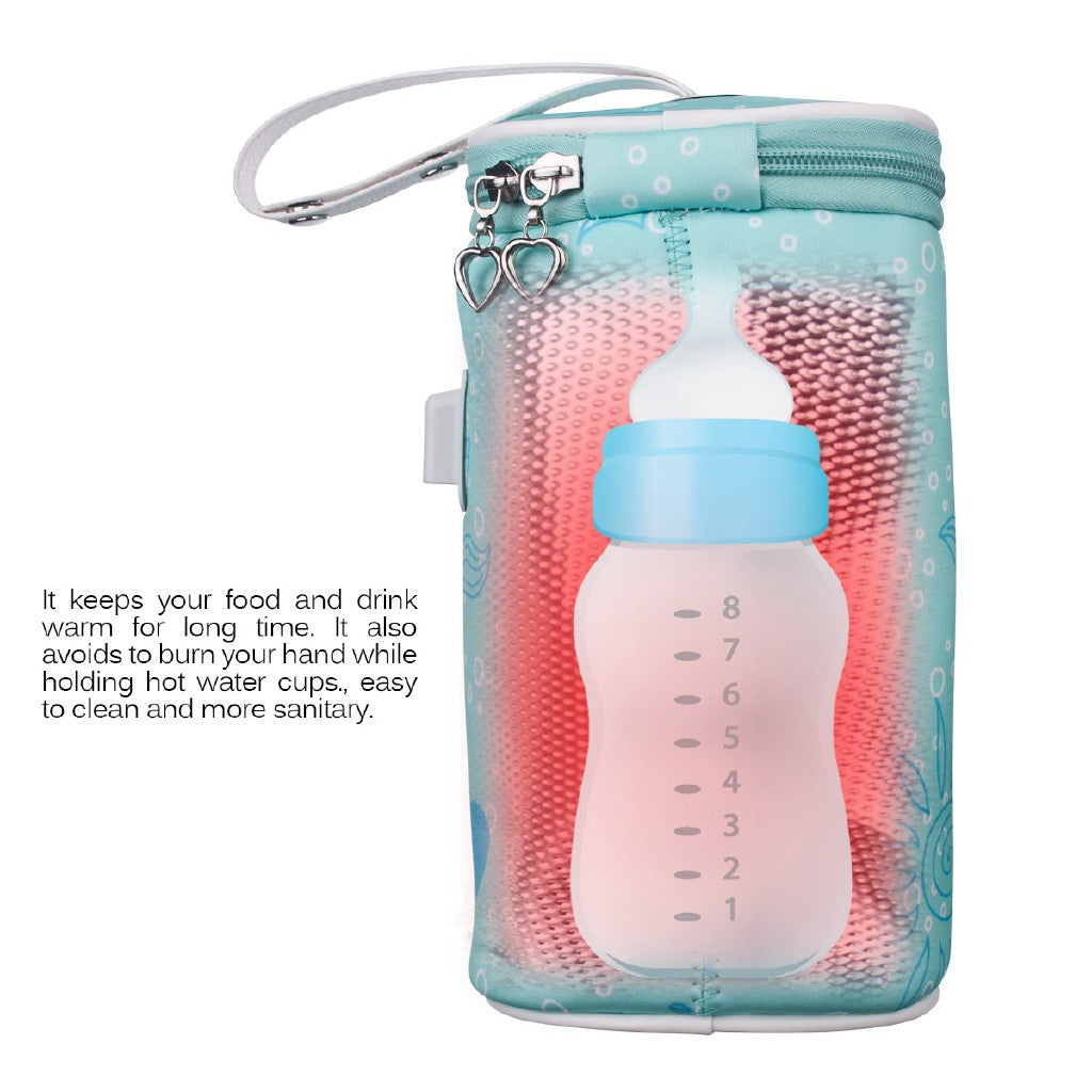 D&S Baby Care J1-USB Portable Baby infant Bottle Warmer Travel Mug Milk Warmer Heater Feeding Bottle Baby Nursing Bot