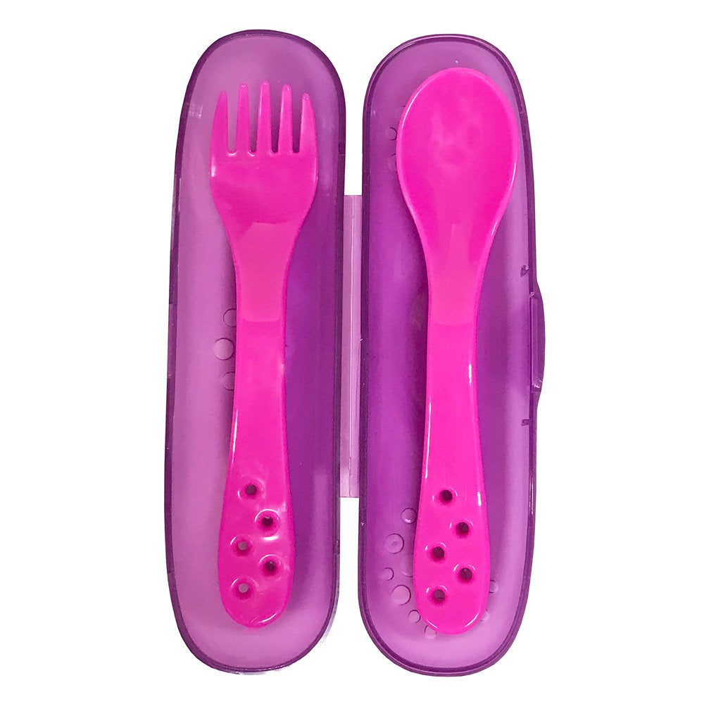 Lucky Baby Skoop On The Go Cutlery Set